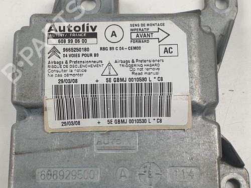 Kollisjonspute styreenhet PEUGEOT PARTNER Box Body/MPV 1.6 HDi 16V (90 hp) 24914878