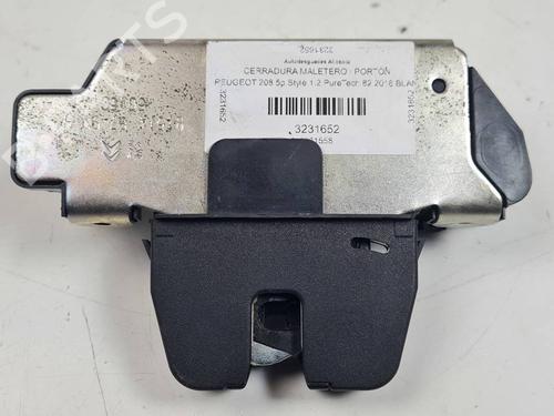 Used Tailgate lock PEUGEOT 208 I (CA_, CC_) 1.2 PureTech 82 (82 hp) 29554328
