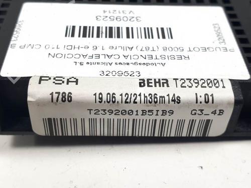 Heater resistor PEUGEOT 5008 (0U_, 0E_) 1.6 HDi | BP29149681M108 