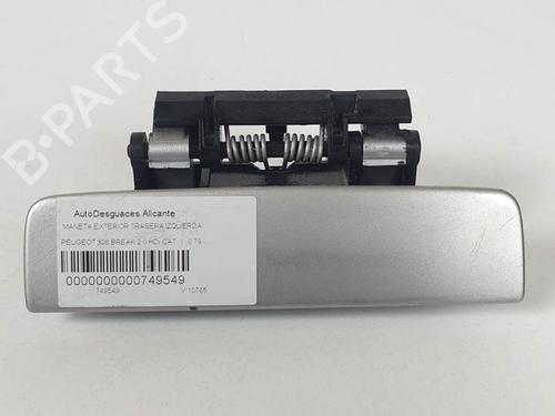 Used Rear left exterior door handle PEUGEOT 306 Break (7E, N3, N5) 2.0 HDI 90 (90 hp) 12370873