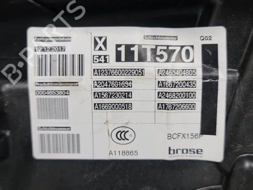 Front right window mechanism MERCEDES-BENZ GLA-CLASS (X156) GLA 220 d 4-matic (156.905) | BP7557035C23 