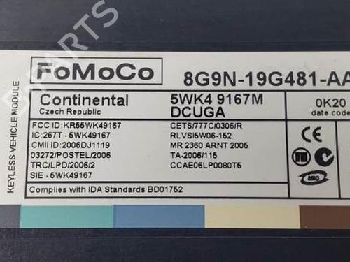 Electronic module JAGUAR XF I (X250) 3.0 | BP25119010M83 