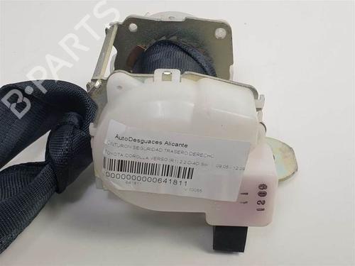 Rear right seatbelt TOYOTA COROLLA Verso (ZER_, ZZE12_, R1_) 2.2 D-4D (AUR10_, AUR10R) | BP10632586I28 