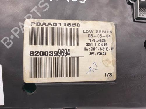 Instrument cluster RENAULT MEGANE II (BM0/1_, CM0/1_) 1.6 16V (BM0C, CM0C) | BP25138150C47 