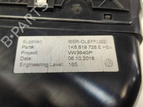 Air vent VW SCIROCCO III (137, 138) 1.4 TSI | BP11648864I21 