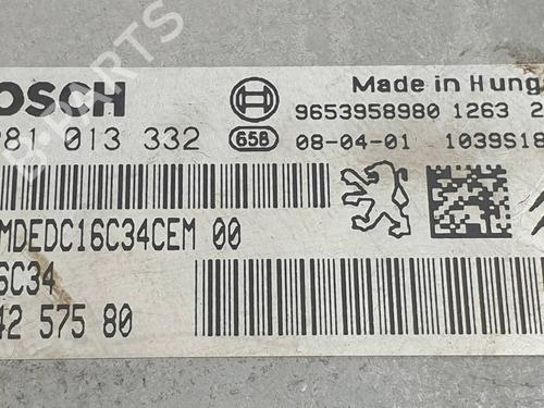 Engine control unit (ECU) CITROËN C4 I Saloon 1.6 HDi | BP31272224M57  - Image 5