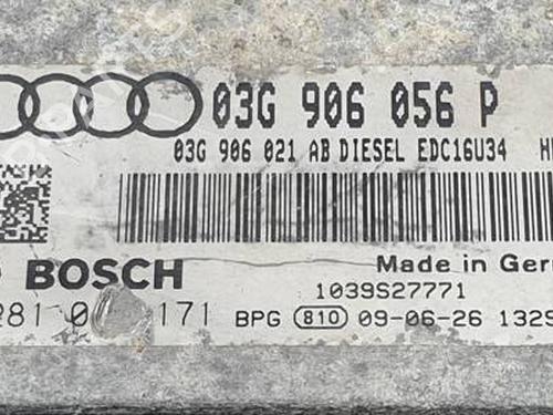 Engine control unit (ECU) AUDI A3 Convertible (8P7) 1.9 TDI | BP31123589M57 