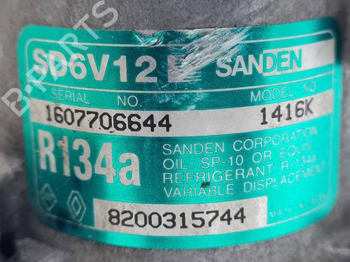 AC compressor RENAULT KANGOO (KC0/1_) 1.5 dCi (KC07) | BP29321844M34 