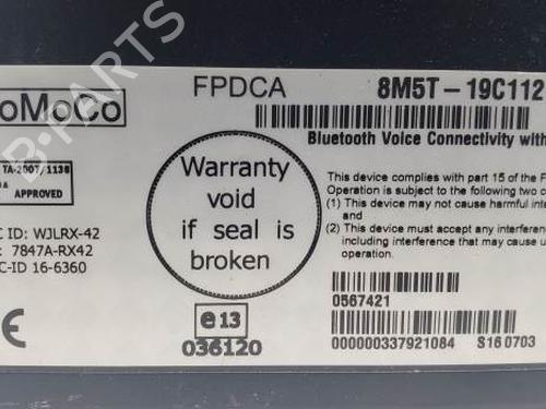 Electronic module FORD FOCUS III 1.6 TDCi | BP25433593M83 