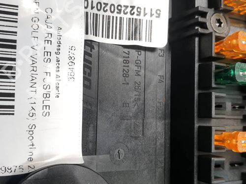 Fuse box VW GOLF V Variant (1K5) 2.0 TDI 16V | BP38614209E1 - Image 3