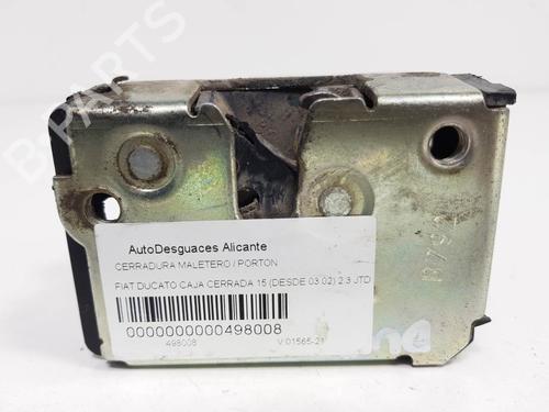 Used Tailgate lock Tailgate lock FIAT DUCATO Van (244_) 2.3 JTD (110 hp) 8647233 8647233