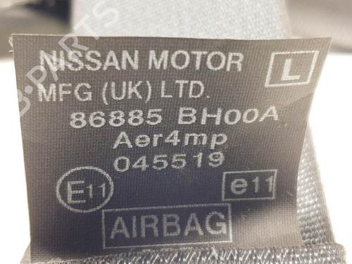Front left seatbelt NISSAN NOTE (E11, NE11) 1.4 | BP16218081I26 