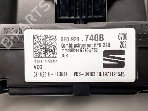 Instrument cluster SEAT ARONA (KJ7, KJP) 1.0 TSI | BP24990555C47  - Image 8