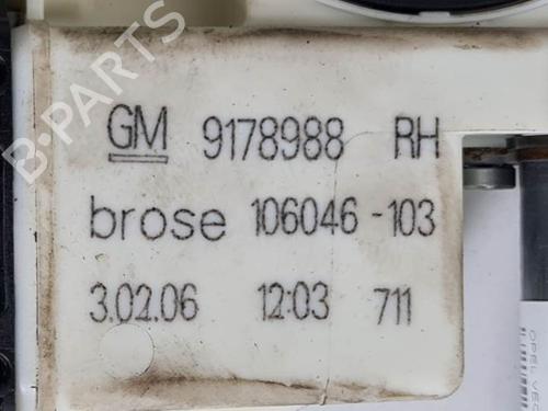 Front right window mechanism OPEL VECTRA C GTS (Z02) 2.2 DGi (F68) | BP7247612C23 