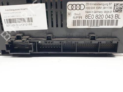 Climate control AUDI A4 B7 Convertible (8HE) 2.0 TDI | BP19339792I5 