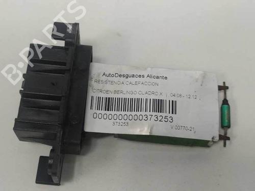 Used Heater resistor Heater resistor CITROËN BERLINGO MULTISPACE (B9) 1.6 HDi 90 (90 hp) 11648676 11648676