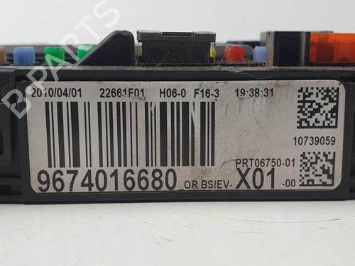 Fuse box PEUGEOT 207 (WA_, WC_) 1.4 HDi | BP28059563E1 