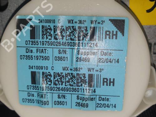 Front right seatbelt FORD KA (RU8) 1.2 | BP38535520I25 - Image 5