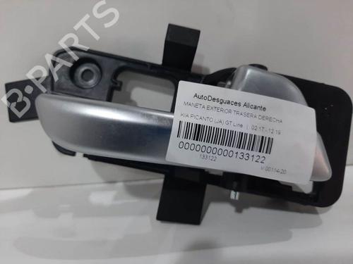 Used Rear right interior door handle Rear right interior door handle KIA PICANTO III (JA) 1.2 (84 hp) 6943892 6943892