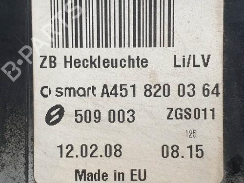 Left taillight SMART FORTWO Cabrio (451) 1.0 (451.431, 451.480) | BP40175092C34 - Image 2