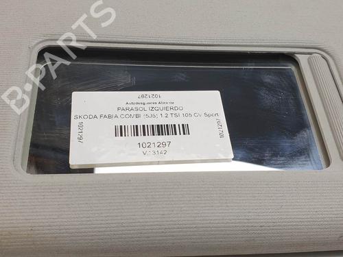 Left sun visor SKODA FABIA II Combi (545) 1.2 TSI | BP24932418I1 - Image 3