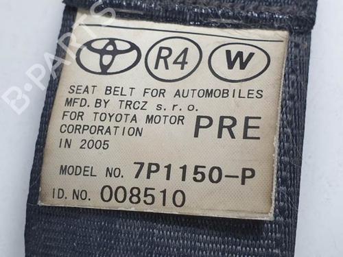Front right seatbelt TOYOTA COROLLA Verso (ZER_, ZZE12_, R1_) 1.8 (ZNR11_, ZNR11R) | BP13652238I25 