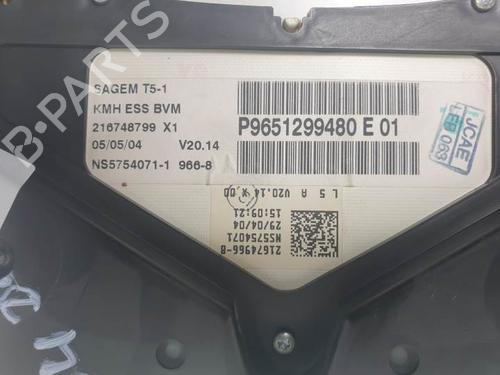 Instrument cluster PEUGEOT 307 (3A/C) 1.6 16V | BP9291847C47 