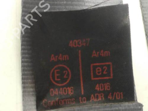 Rear right seatbelt PEUGEOT 406 (8B) 1.9 TD | BP9116970I28 