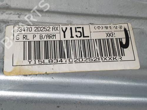 Rear left window mechanism HYUNDAI ELANTRA III Saloon (XD) 1.6 | BP6846473C24 