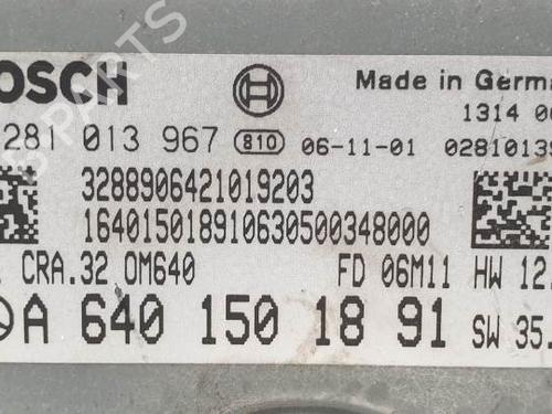Engine control unit (ECU) MERCEDES-BENZ B-CLASS Sports Tourer (W245) B 200 CDI (245.208) | BP21011403M57 