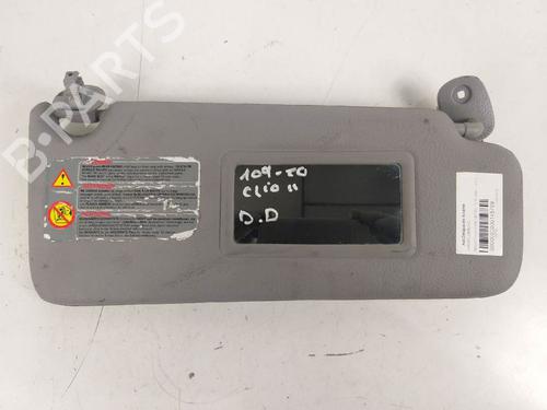 Used Right sun visor Right sun visor RENAULT CLIO II (BB_, CB_) 1.2 16V (BB05, BB0W, BB11, BB27, BB2T, BB2U, BB2V, CB05,... (75 hp) 6844296 6844296