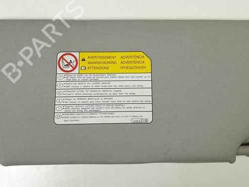 Used Right sun visor Right sun visor 12364071 12364071