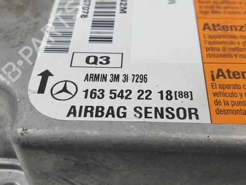 ECU airbags MERCEDES-BENZ M-CLASS (W163) ML 270 CDI (163.113) | BP27272603M53 