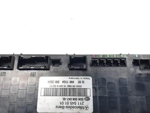 Fuse box MERCEDES-BENZ E-CLASS (W211) E 320 CDI (211.026) | BP21800742E1 