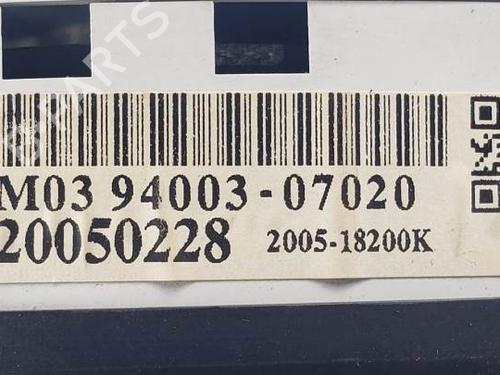 Instrument cluster KIA PICANTO I (SA) 1.1 | BP18094324C47 