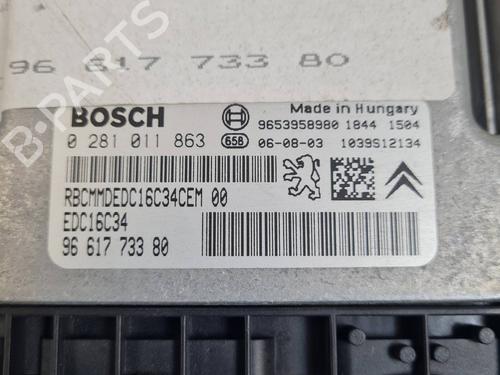 Engine control unit (ECU) CITROËN C4 I (LC_) 1.6 HDi | BP36000671M57 - Image 4