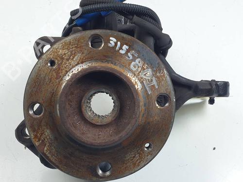 Used Left front steering knuckle Left front steering knuckle PEUGEOT 208 I (CA_, CC_) 1.2 PureTech 82 (82 hp) 29696807 29696807