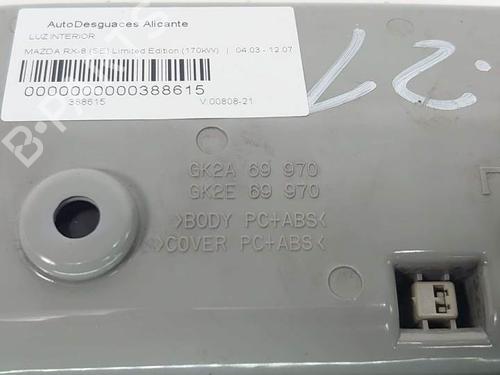 Interior roof light MAZDA RX-8 (SE, FE) 1.3 (FE103, SE3P) | BP7866335I8 