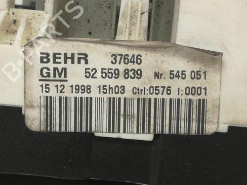 Climate control OPEL ASTRA G Estate (T98) 1.6 16V (F35) | BP8959874I5 