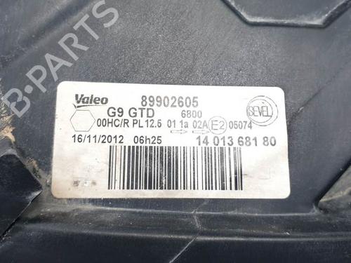 Left headlight PEUGEOT EXPERT Tepee (VF3X_) 2.0 HDi 130 | BP25139566C28 