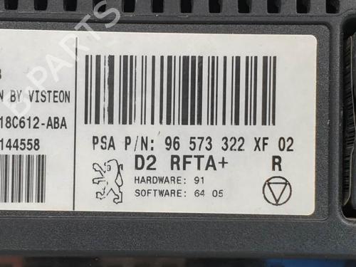 Climate control PEUGEOT 407 (6D_) 2.0 (6DRFNB, 6DRFNE) | BP6862342I5 