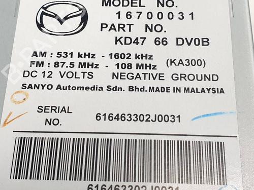 Radio MAZDA CX-5 (KE, GH) 2.2 D AWD (KE2AW) | BP34512522E6 - Image 4