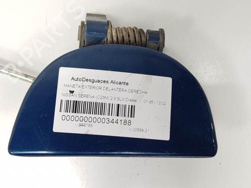 Used Front right exterior door handle NISSAN VANETTE CARGO Bus (HC 23) 2.3 D (75 hp) 8640572