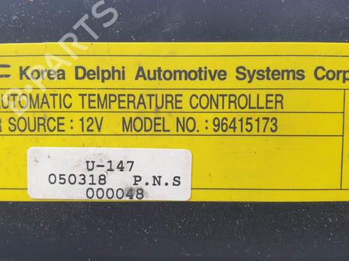 Climate control CHEVROLET REZZO MPV (U100) 1.6 | BP25139782I5  - Image 5