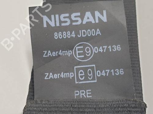 Front right seatbelt NISSAN QASHQAI / QASHQAI +2 I (J10, NJ10, JJ10E) 1.5 dCi | BP11752298I25 