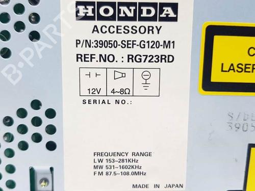 Bilradio HONDA ACCORD VII (CL, CN) 2.2 i-CTDi (CN1) | BP29272025E6 