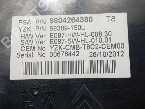 Instrument cluster PEUGEOT 3008 II SUV (MC_, MR_, MJ_, M4_)  | BP13577619C47 