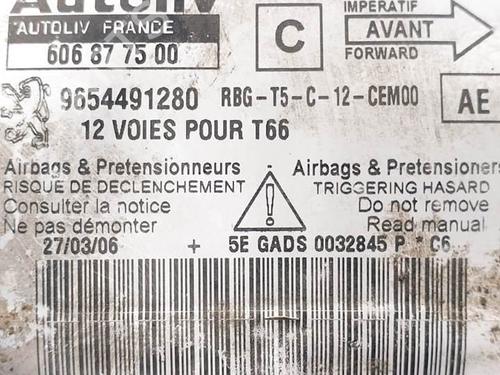 ECU airbags PEUGEOT 307 CC (3B) 1.6 16V | BP17045382M53 