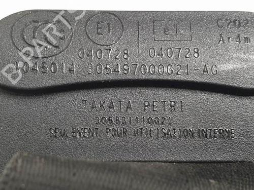 Rear center seatbelt CITROËN C4 Grand Picasso I (UA_) 1.6 HDi | BP8730980I27 