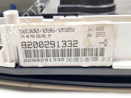 Instrument cluster RENAULT LAGUNA II (BG0/1_) 1.6 16V (BG0A, BG0L) | BP25139989C47 